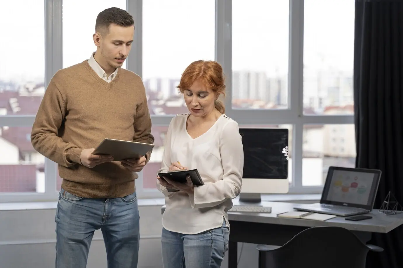 Бизнесмен за работой